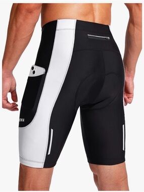 Bikewa Men's Bike Shorts 3D Padded Cycling, Men Size Medium ,Road Biking